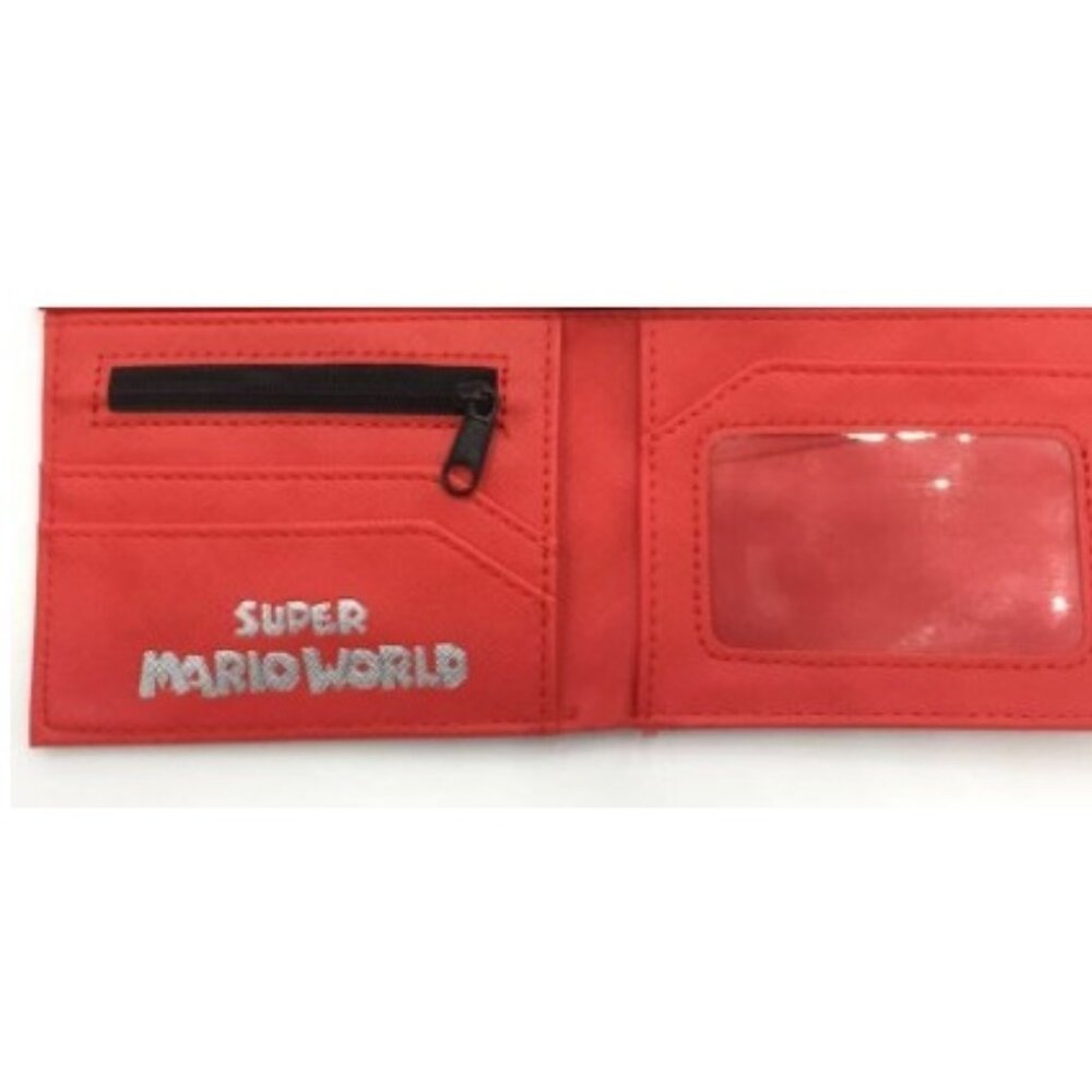 Mario Luigi Bifold Wallet Gaming Wallet with ID Window & Coin Pocket - Picture 6 of 6